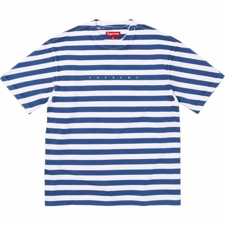 Supreme Supreme Overprint Stripe S/S Top