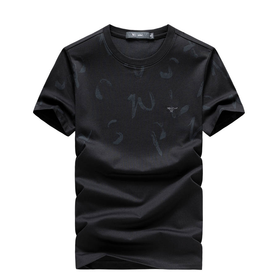 SEPTWOLVES SEPTWOLVES T Shirts Men's Crew Neck Thin Straight Fit