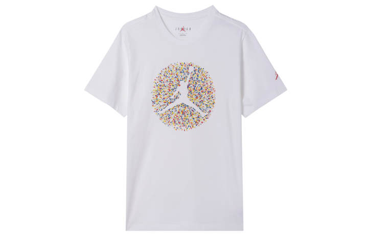 Jordan Jordan Flight T Shirts Men's White Crew Neck Moderate