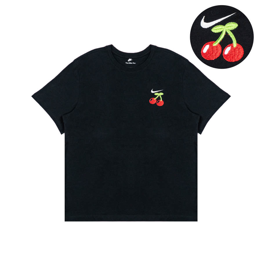 Nike Nike T Shirts Unisex Black Crew Neck Moderate Straight Fit