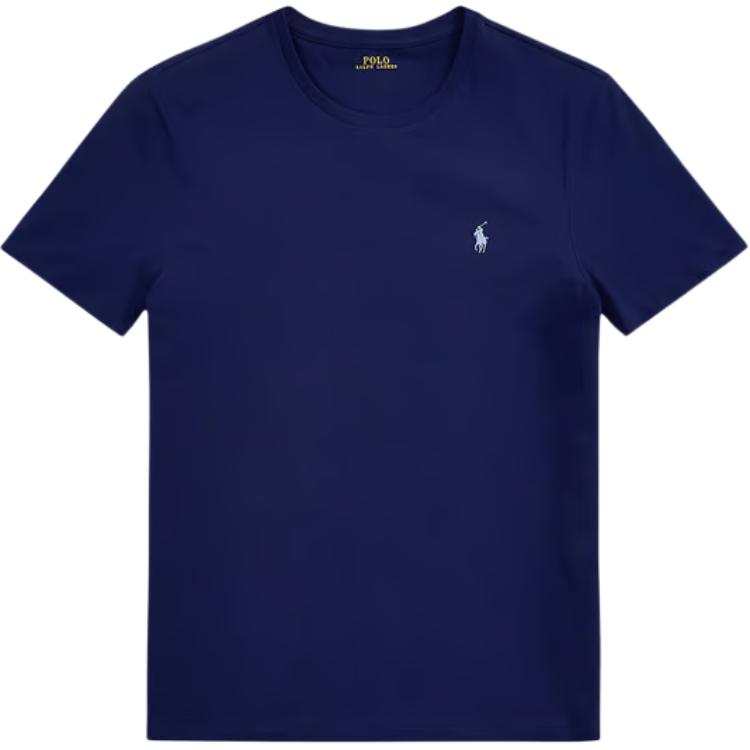 Polo Ralph Lauren Logo Embroidered Crewneck T Shirt