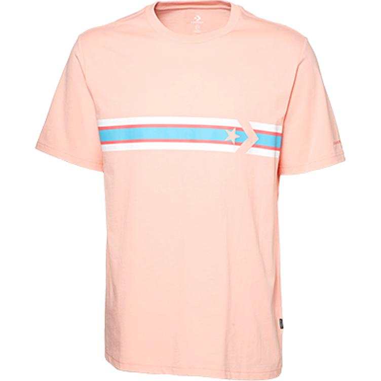 Converse Converse Star Chevron T Shirt Men's Coral