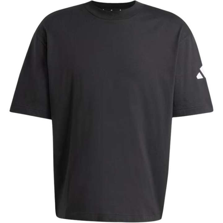Adidas Adidas Essentials Loose Fit 3 Bar Logo Tee T Shirt Men's Black
