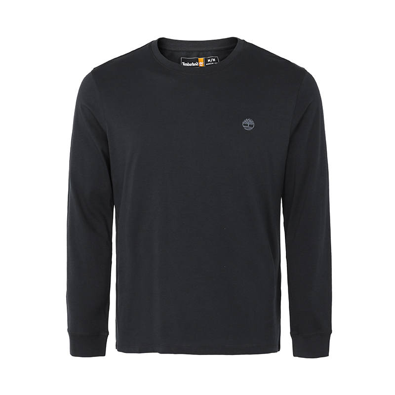 Timberland T Shirts Men's Black Crew Neck Moderate