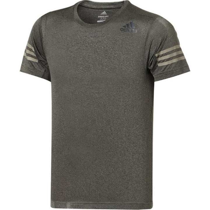 Adidas Adidas T Shirts Men's Gray Crew Neck Moderate