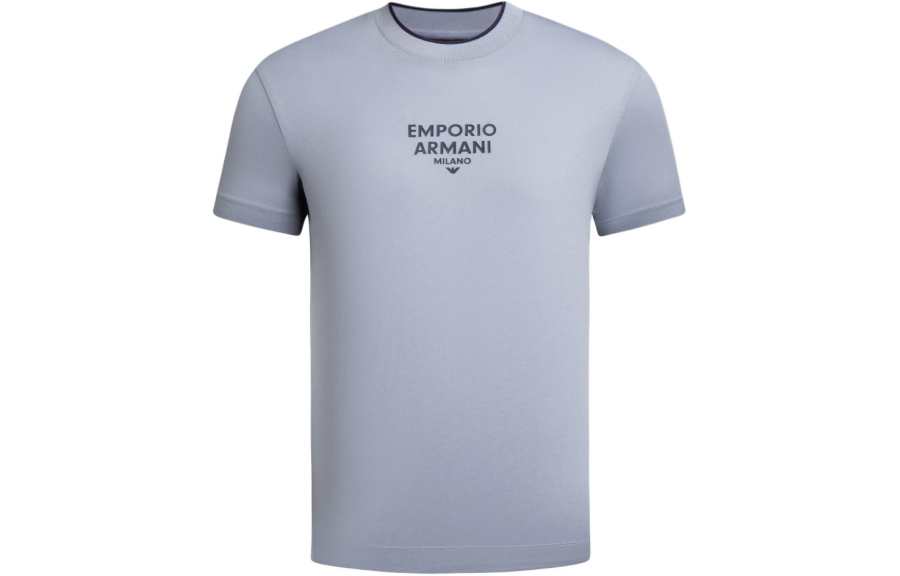EMPORIO ARMANI SS24 T Shirt Men's Light Purple