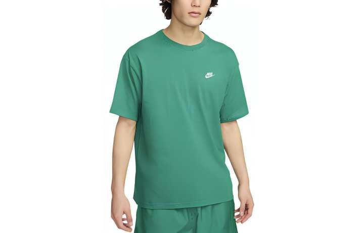 Nike Nike Drop Shoulder Sleeve T Shirt Men's Malachite