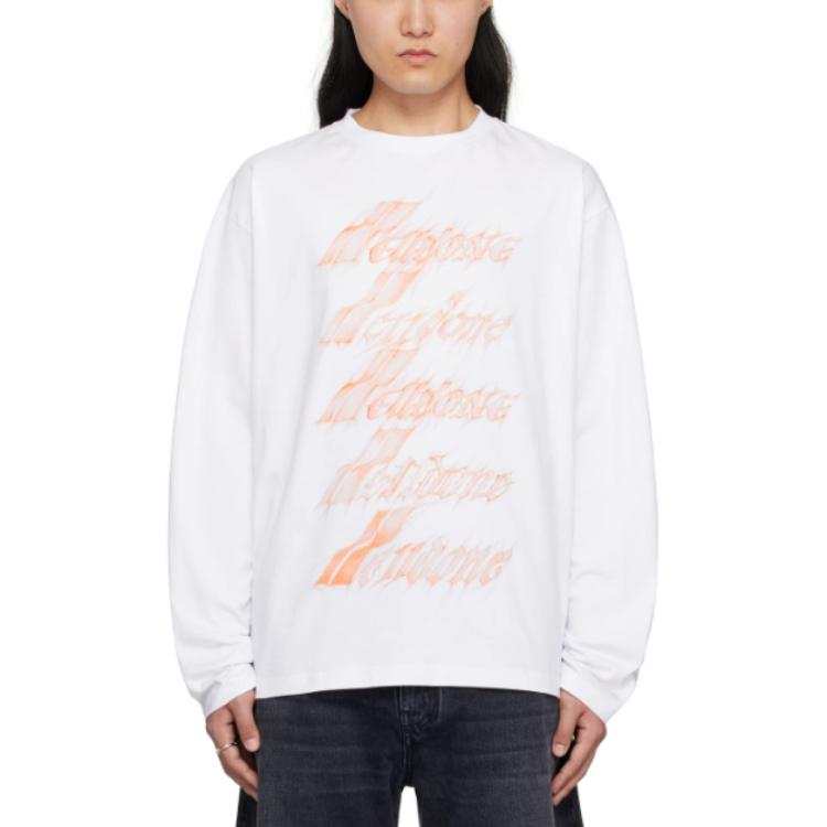 WE11DONE WE11DONE T Shirts Men's White Crew Neck