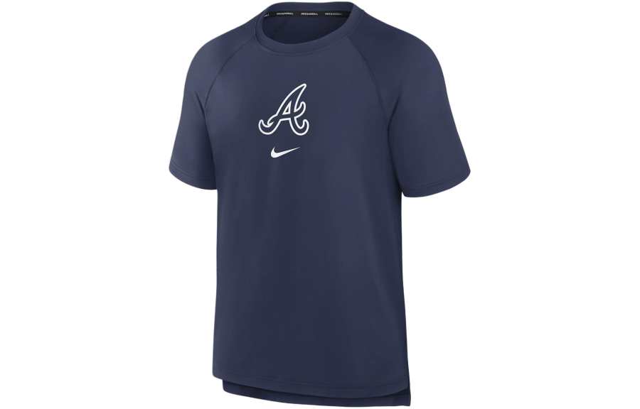 Nike Nike T Shirts Men's Marine Blue Crew Neck Moderate Straight Fit