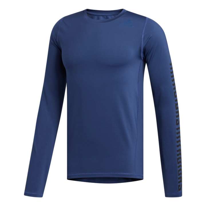 Adidas Adidas T Shirts Men's Dark Blue Crew Neck Moderate