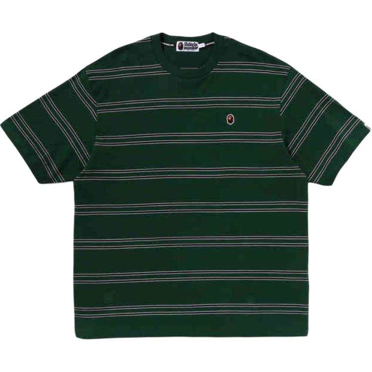 A BATHING APE Bape Ape Head One Point Hoop Relaxed Fit Tee