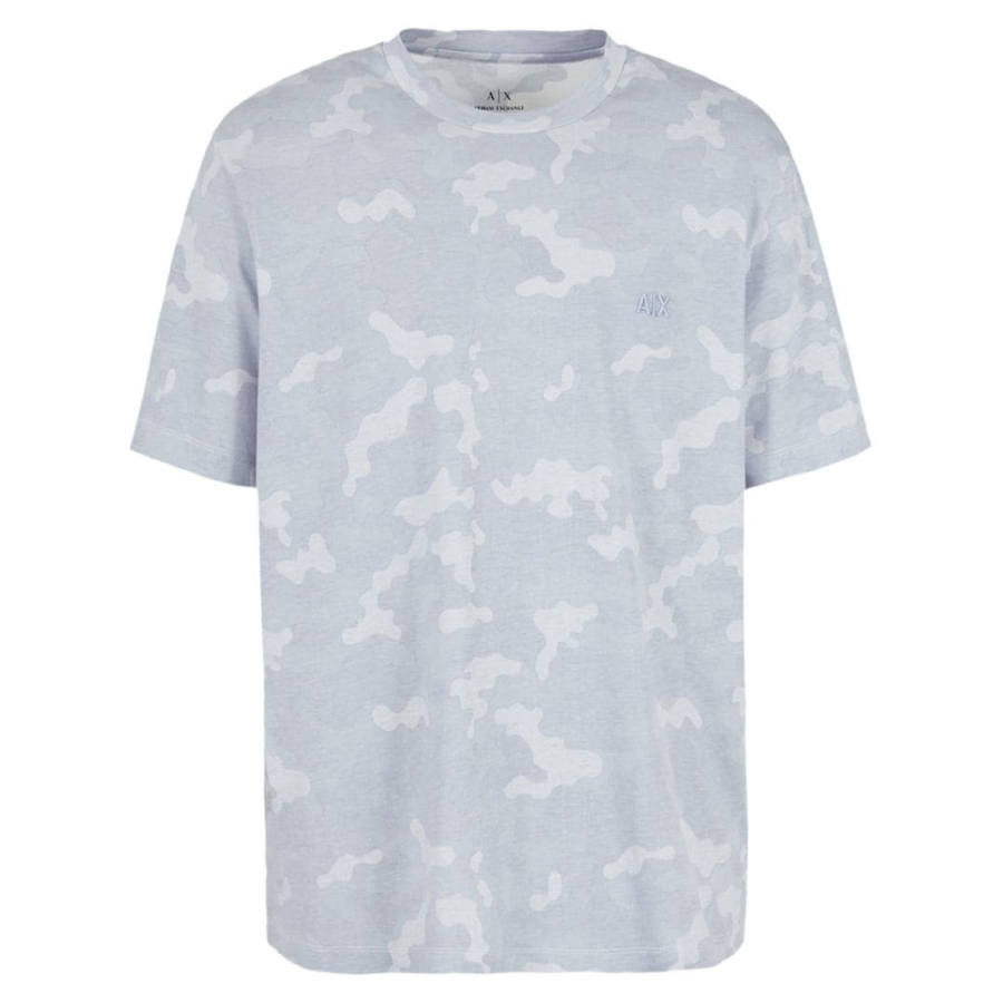 ARMANI EXCHANGE ARMANI EXCHANGEAE SS24 T Shirt Men's Light Blue