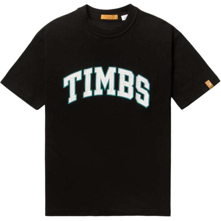 Timberland T Shirts Men's Black Crew Neck Moderate