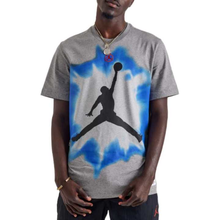 Jordan Jordan T Shirts Men's Gray Crew Neck Moderate