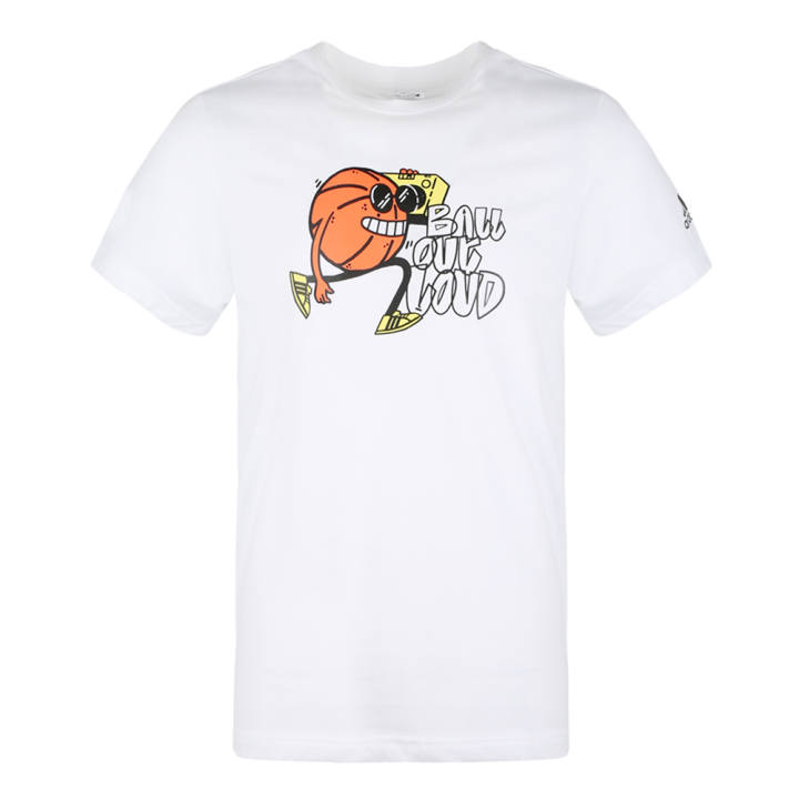 Adidas Adidas ADI BALL OUT T Shirt Men's White