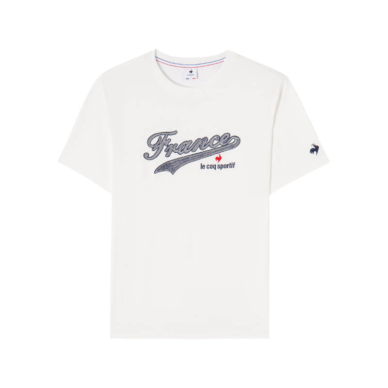 Le Coq Sportif T Shirts Men's Crew Neck Moderate Straight Fit