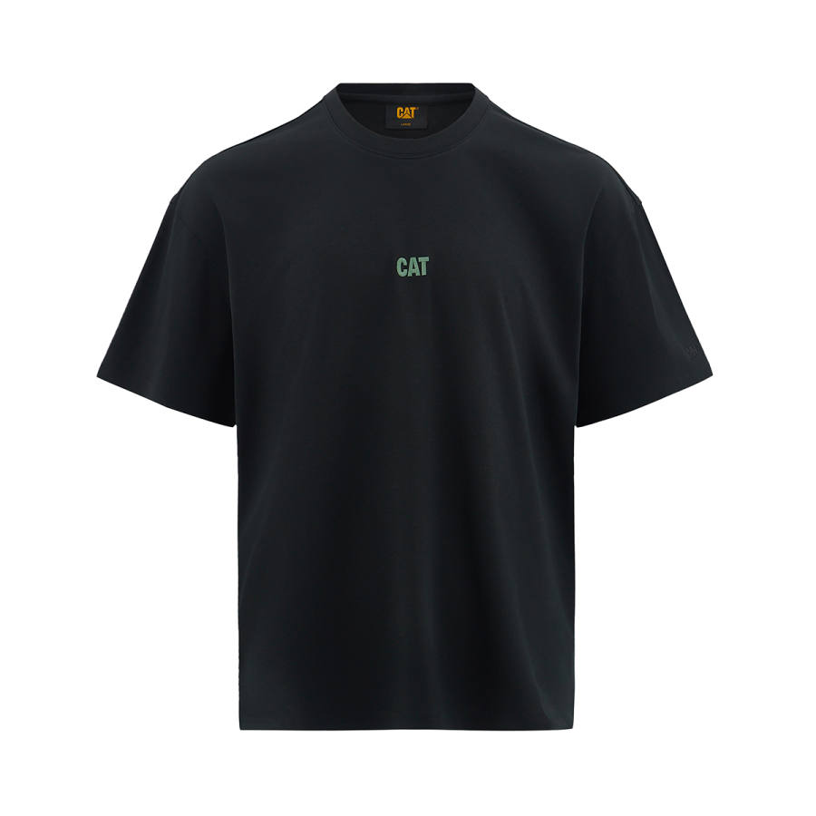 CAT T Shirts Men's Crew Neck Straight Fit