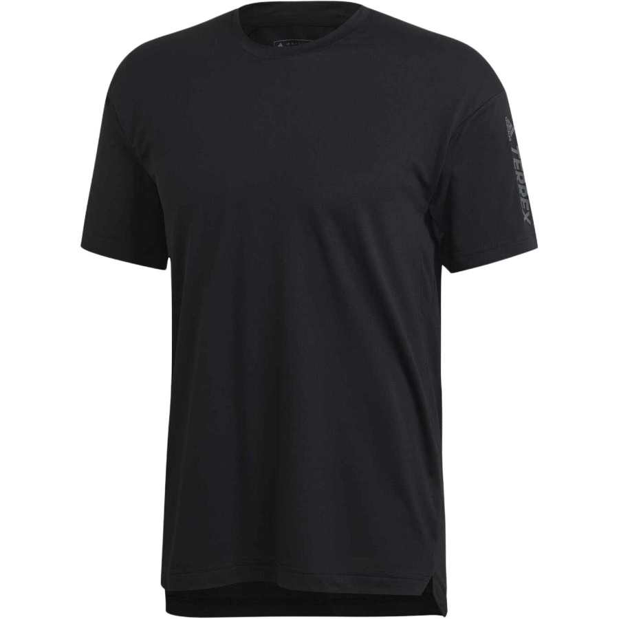 Adidas Adidas T Shirts Men's Black Crew Neck Moderate
