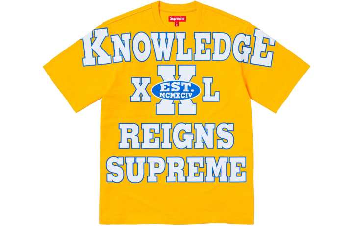 Supreme Supreme Overprint Knowledge S/S Top