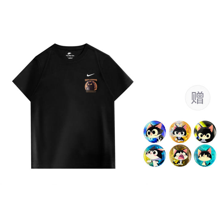 Nike Nike Sportswear T Shirt Unisex Black, With Complimentary Badge
