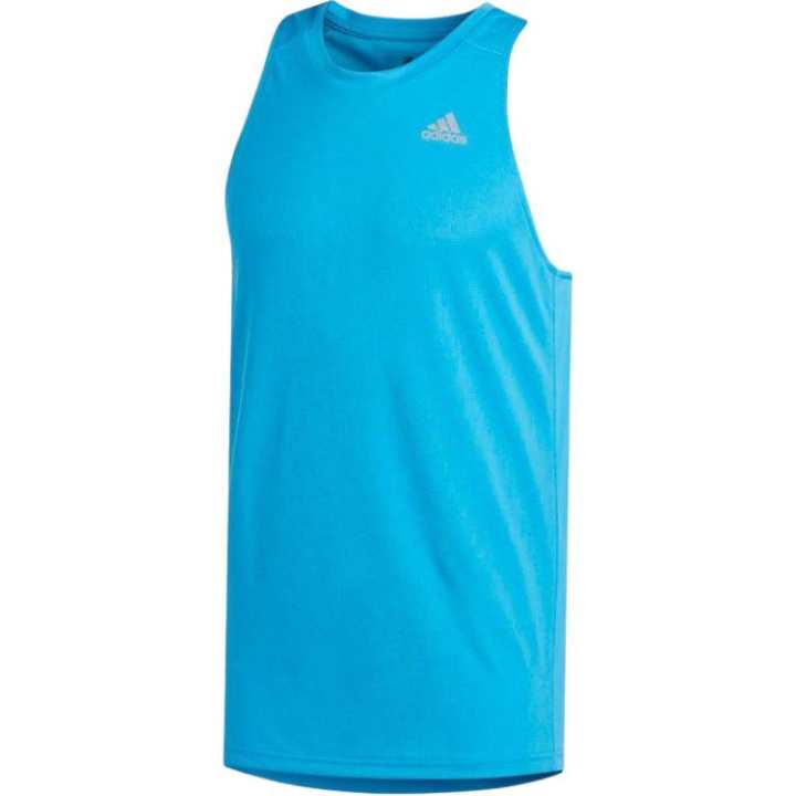 Adidas Adidas T Shirts Men's Blue Crew Neck Moderate Straight Fit