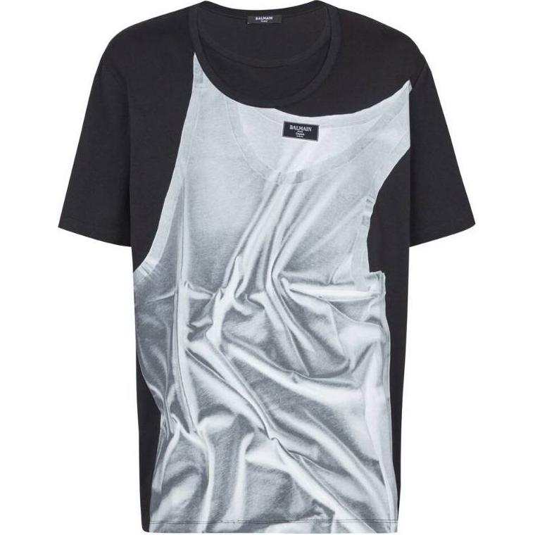 BALMAIN Balmain graphic-print T-shirt