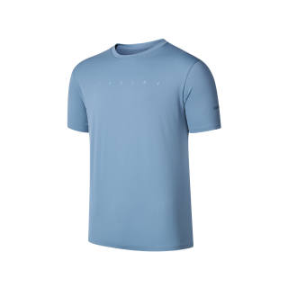 Saucony T Shirts Men's Blue Crew Neck Moderate Straight Fit