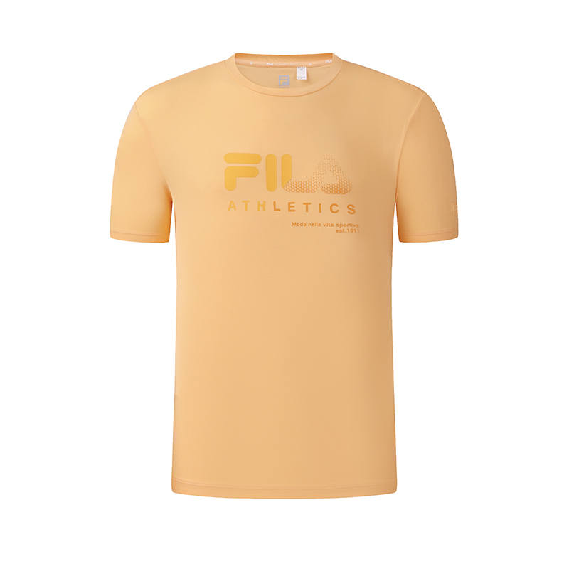 FILA Fitness T Shirt Men's Light Tender Orange