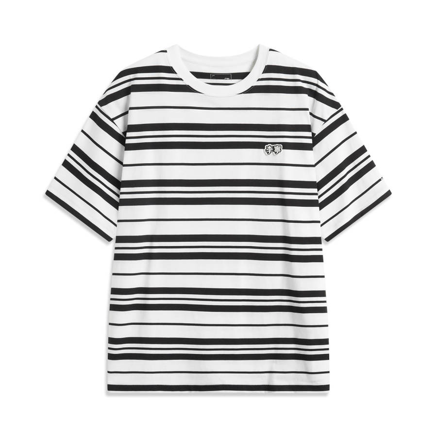 Li-Ning Li Ning Sports Life Collection T Shirt Men's Standard White/Black