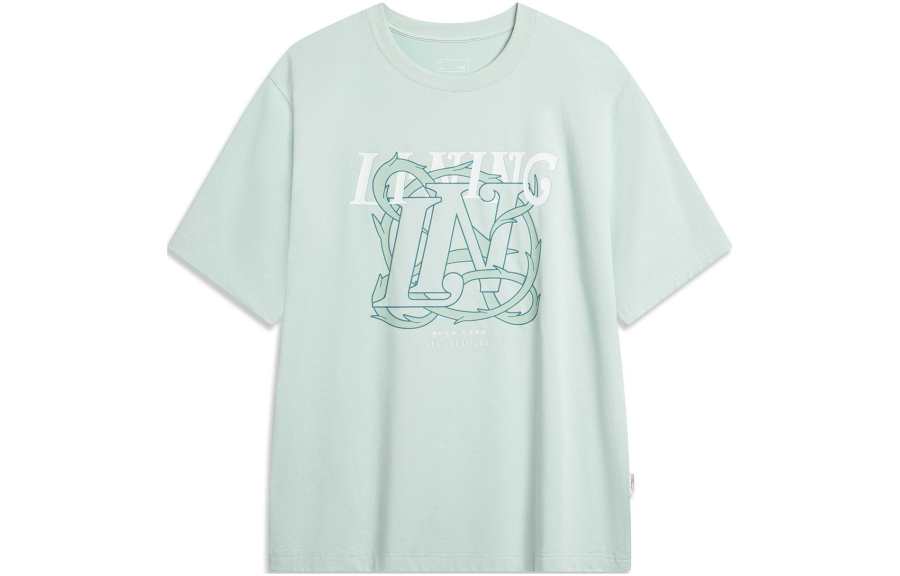 Li-Ning Li Ning Sports Life Collection T Shirt Men's Mossy Blue