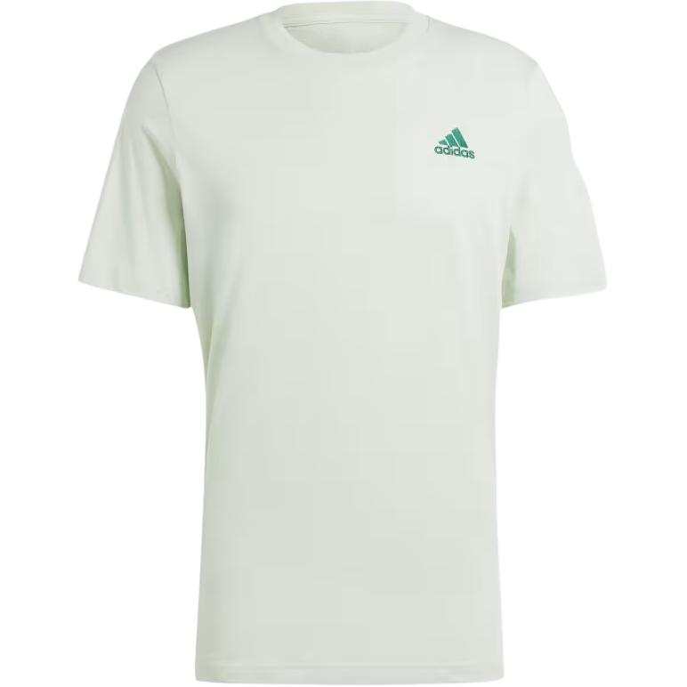Adidas Adidas Sportswear ESSENTIALS T Shirt Men's Linen Green