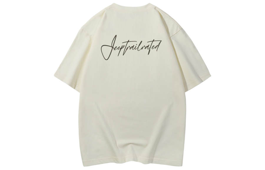 Jeep T Shirts Unisex Crew Neck Moderate Straight Fit