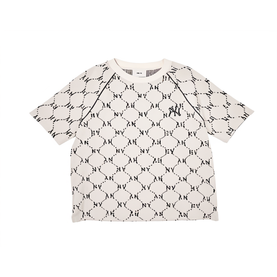 MLB New York Yankees T Shirt Unisex Dark Cream