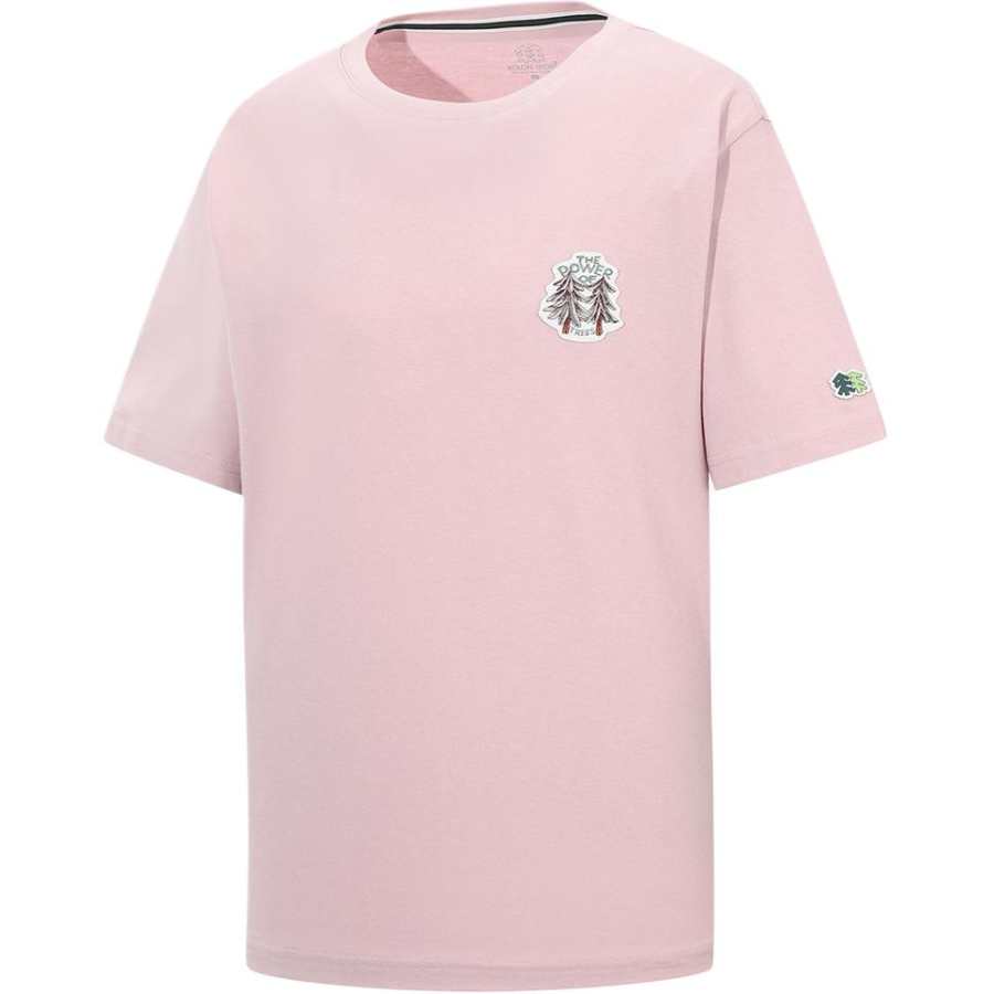 KOLON SPORT T Shirt Unisex Light Pink