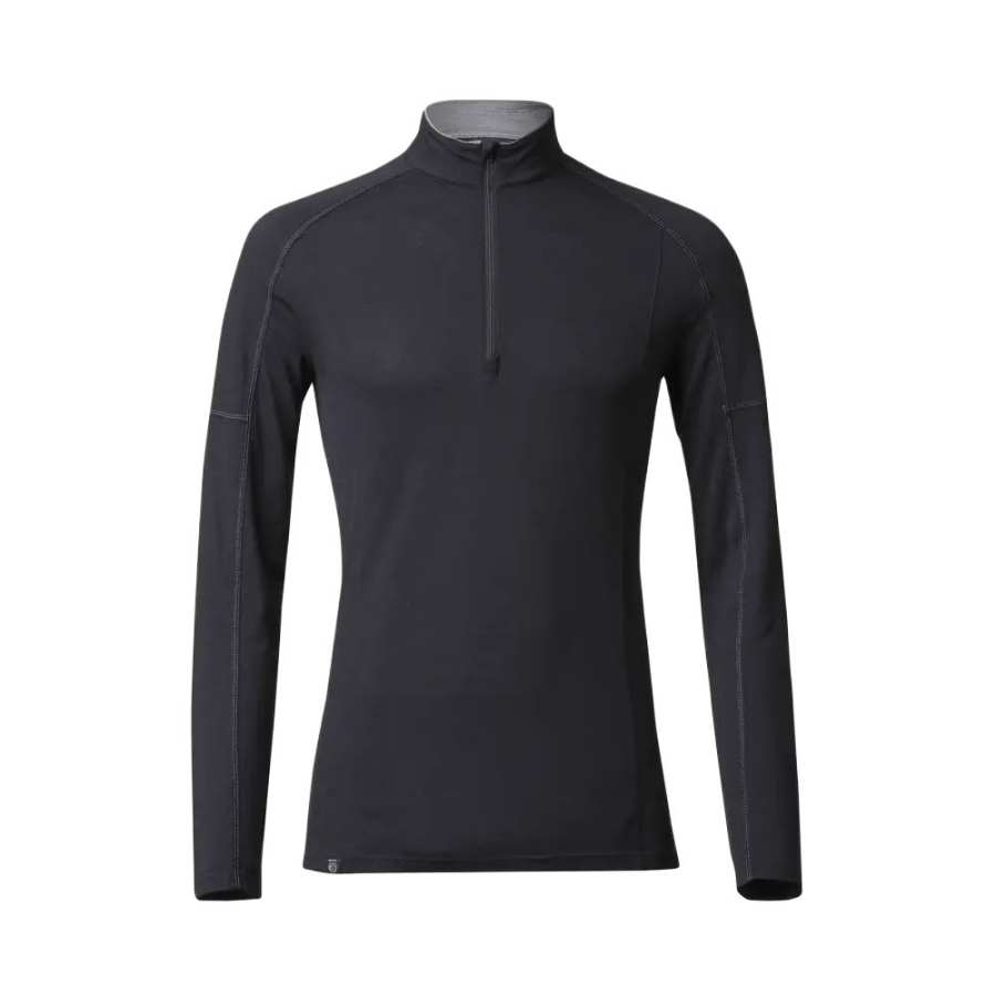 DECATHLON DECATHLON T Shirts Men's Black Stand Collar Moderate