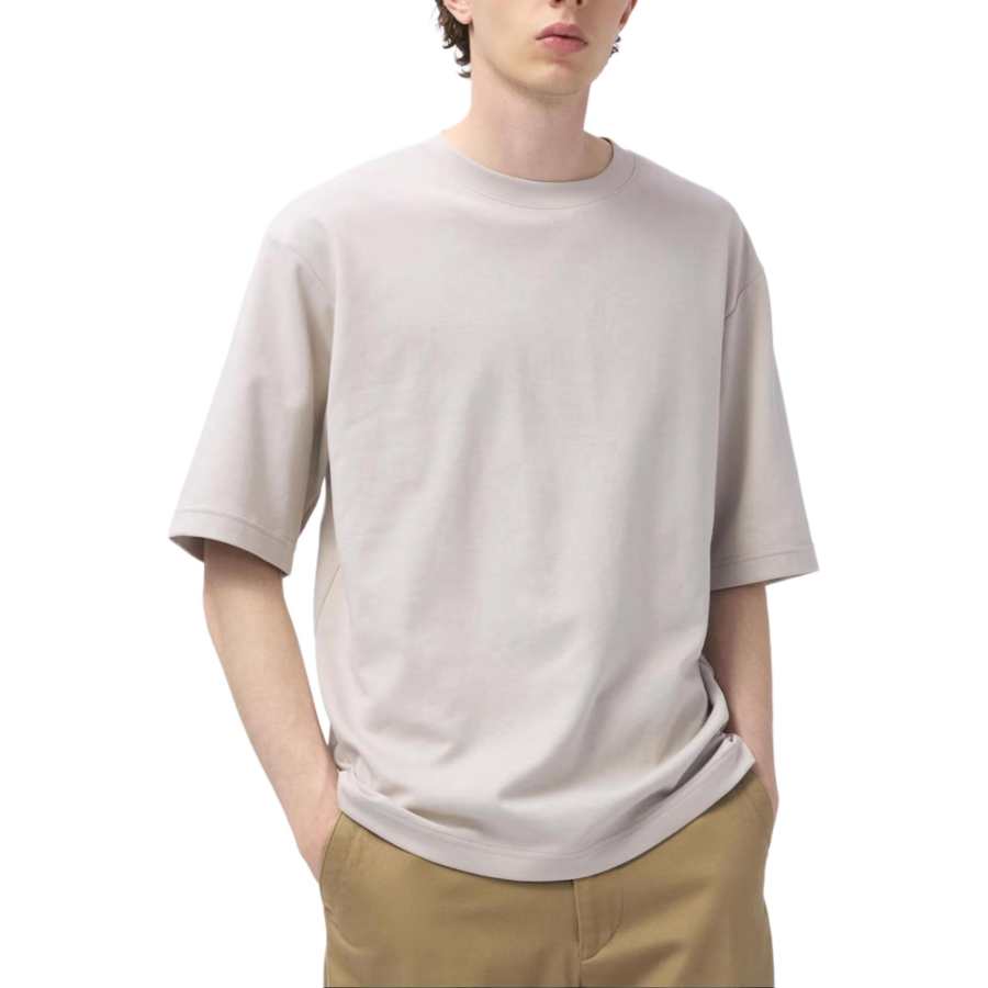 UNIQLO T Shirt Unisex Light Gray