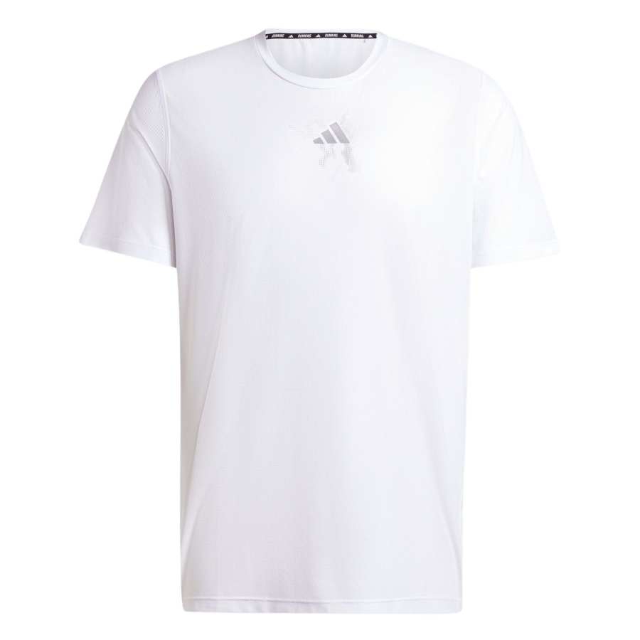 Adidas Adidas T Shirts Men's White Crew Neck Moderate