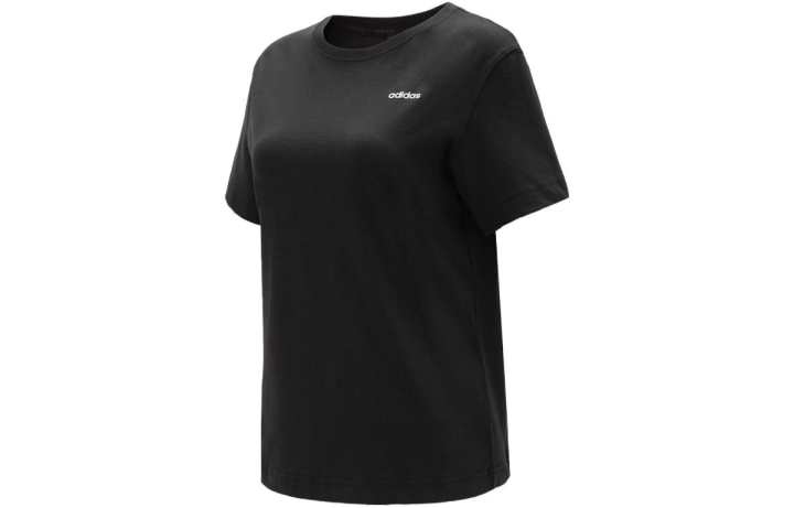 Adidas Adidas T Shirts Men's Black Crew Neck Moderate Straight Fit