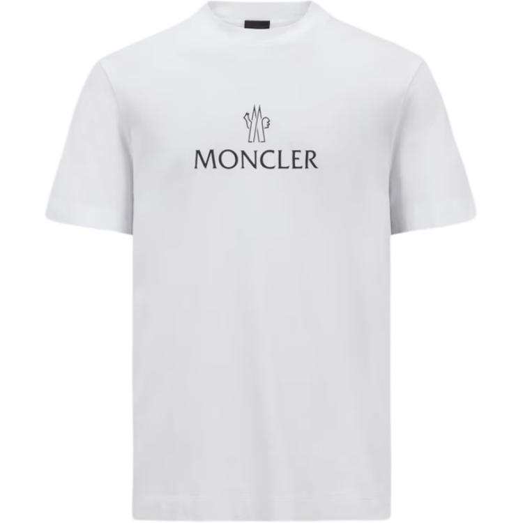 Moncler Logo Detailed Crewneck T Shirt