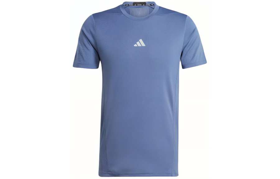 Adidas Adidas T Shirts Men's Blue Crew Neck Moderate