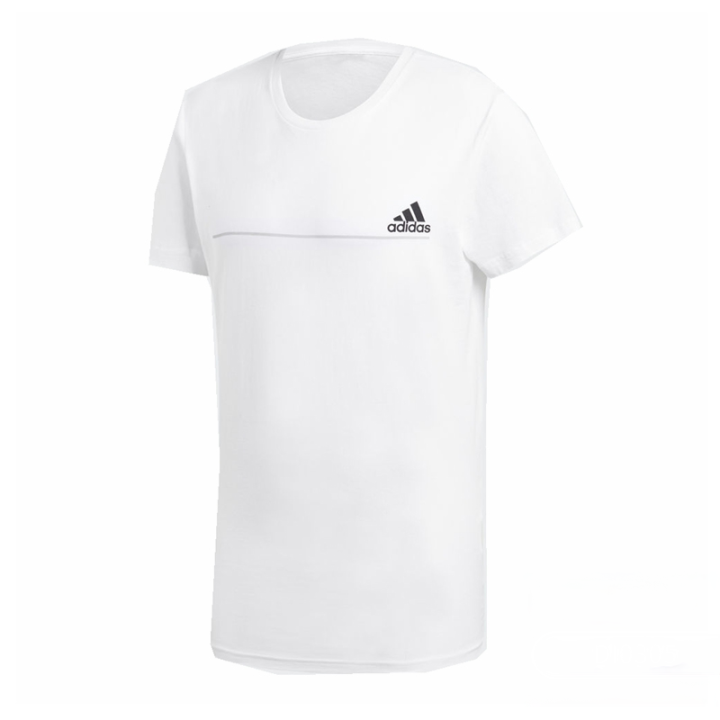 Adidas Adidas T Shirts Men's White Crew Neck Moderate