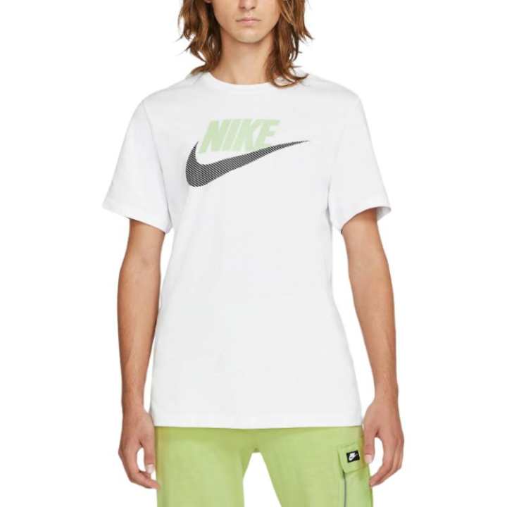 Nike Nike T Shirts Men's White Crew Neck Moderate Straight Fit
