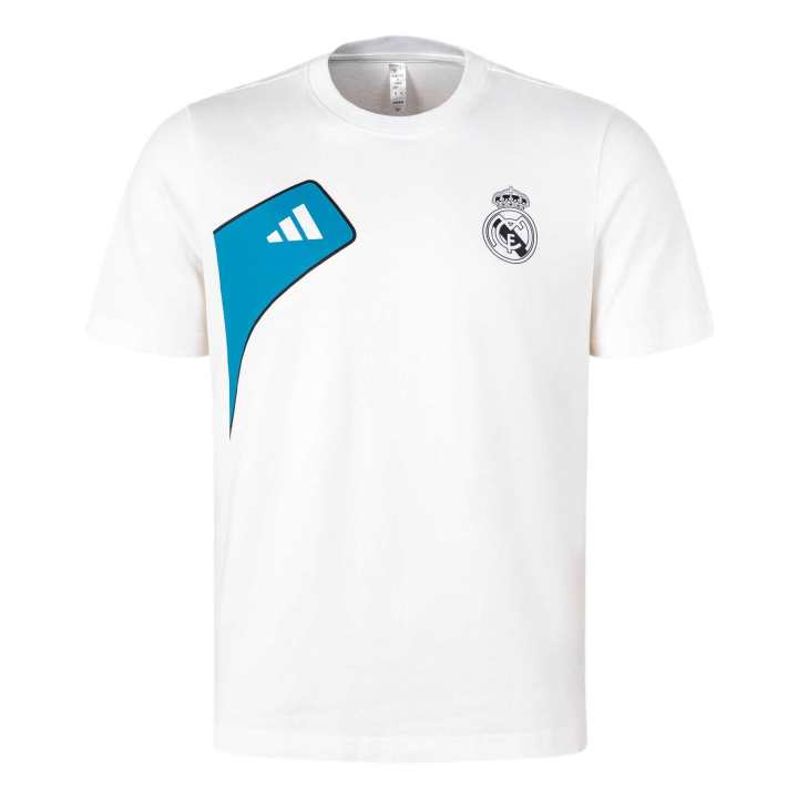 Adidas Adidas Sport Performance Real Madrid PLAYER T Shirt Men's White