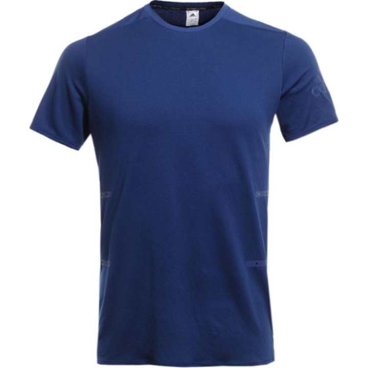 Adidas Adidas T Shirts Men's Blue Crew Neck Moderate