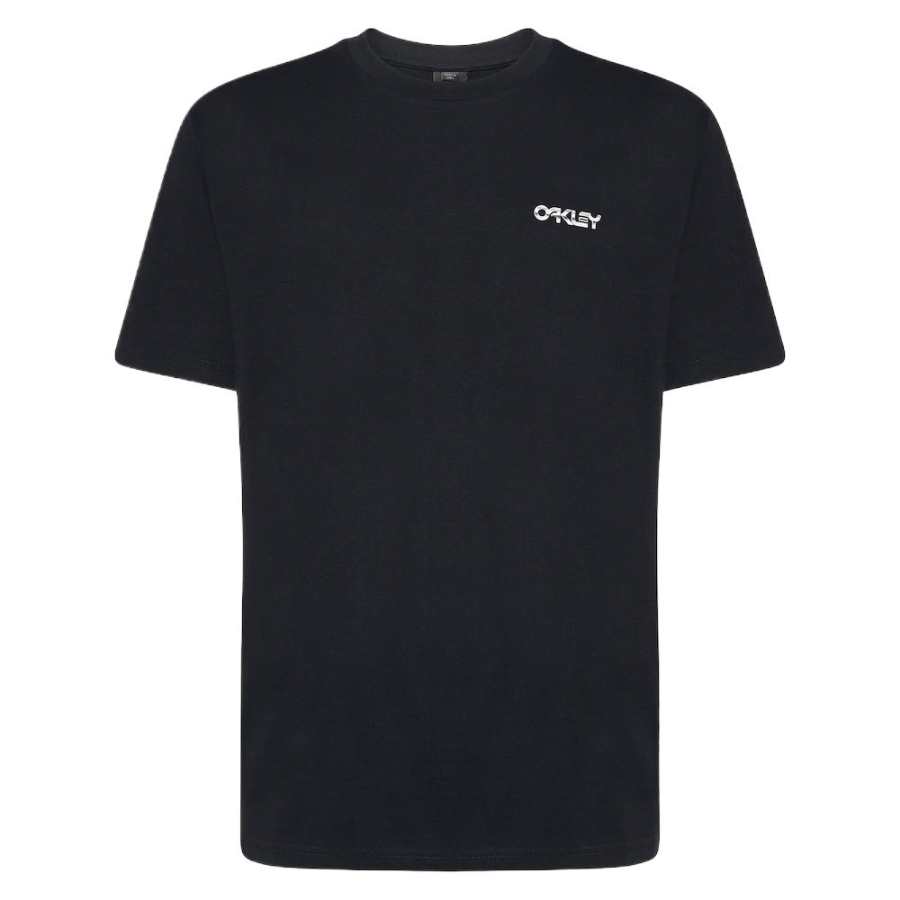 Oakley T Shirts Men's Black Crew Neck Moderate Straight Fit