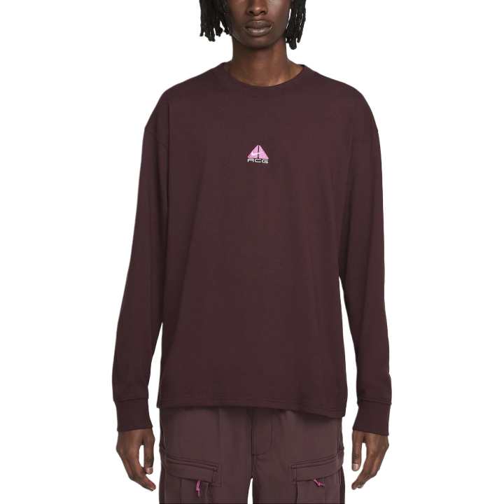 Nike Nike ACG 'Lungs'Dri Fit FW24 T Shirt Men's Burgundy Red