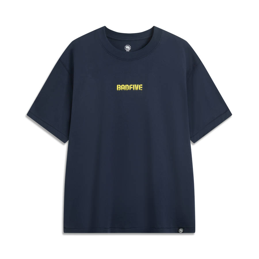 Li-Ning Li Ning Basketball Collection T Shirt Men's Dark Marine Blue