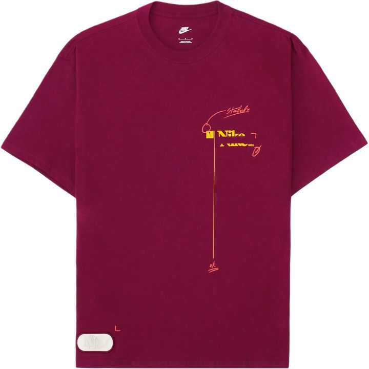 Nike Nike T Shirts Men's Purple Crew Neck Moderate