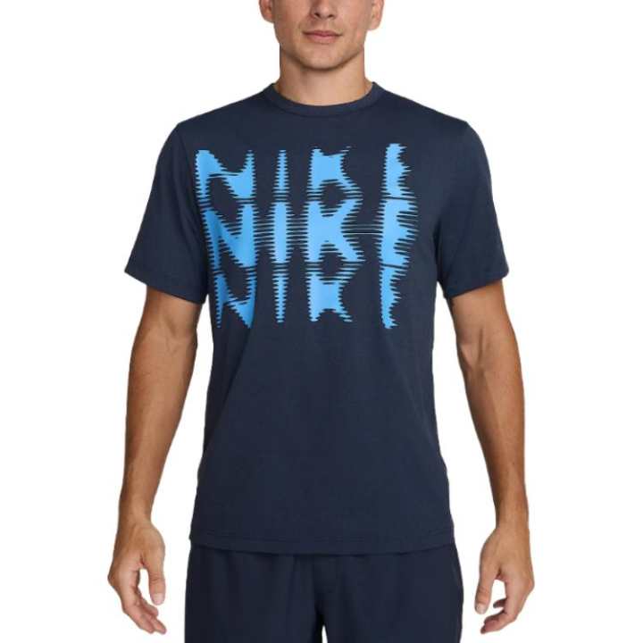 Nike Nike HYVERSEDRI FIT UV T Shirt Men's Thunder Blue/Black