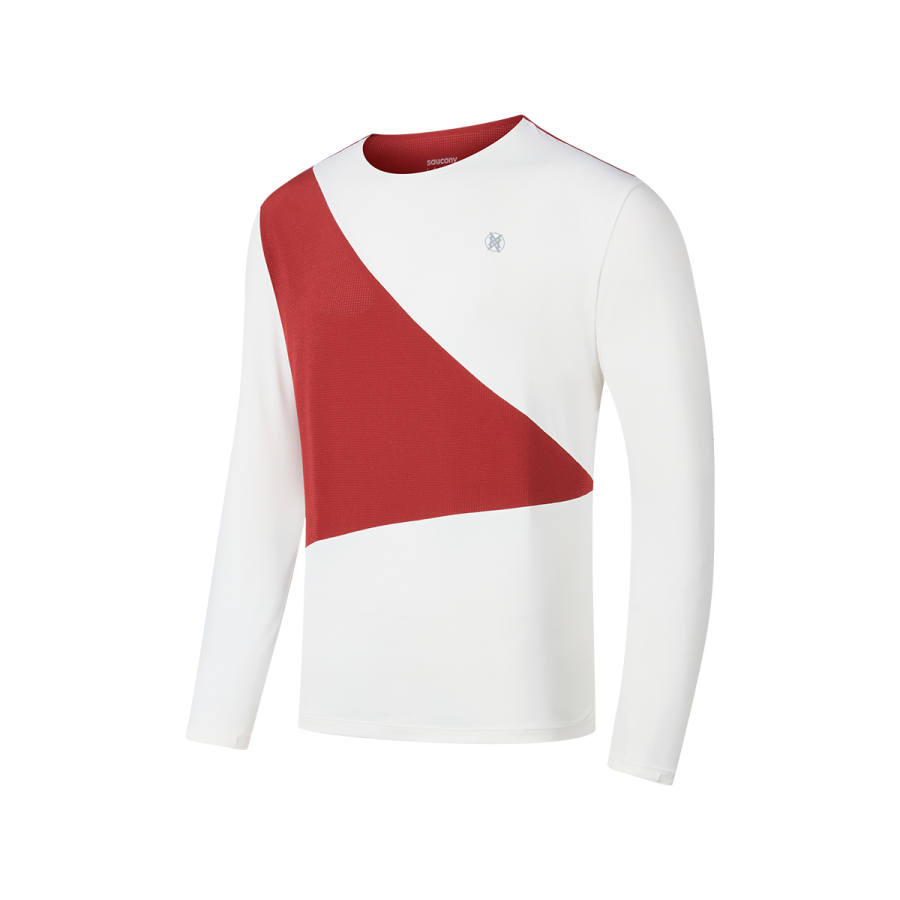Saucony x GLAMFOX T Shirt Men's Snow Peak White